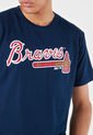 Camiseta Azul-Rojo-Blanco MLB Atlanta Braves de MLB