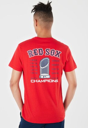 Camiseta Rojo-Azul-Blanco MLB Boston Red Sox