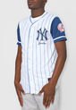 Camisa Blanco-Azul MLB New York Yankees de MLB