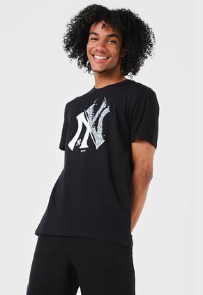 Camiseta Negro-Blanco-Gris NBA Yankees