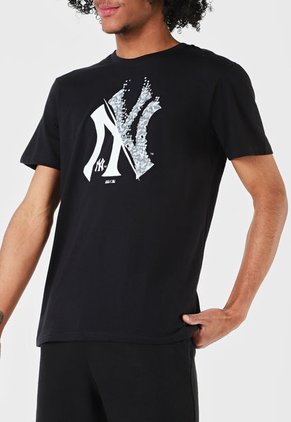 Camiseta Negro-Blanco-Gris NBA Yankees