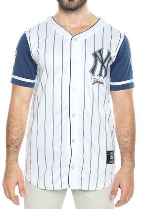 Camiseta Blanco-Azul MLB
