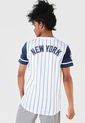 Camiseta Blanco-Azul Navy-Rojo NBA Yankees de MLB