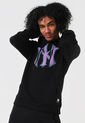 Hoodie Negro-Lila-Azul Turquesa NBA de MLB