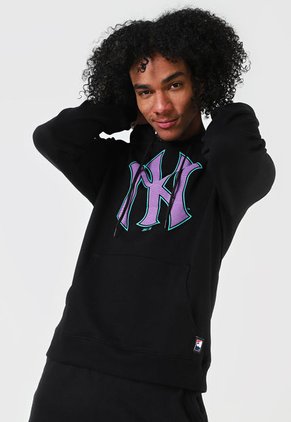 Hoodie Negro-Lila-Azul Turquesa NBA