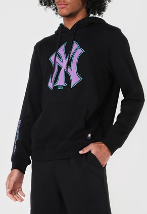 Hoodie Negro-Lila-Azul Turquesa NBA