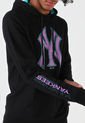 Hoodie Negro-Lila-Azul Turquesa NBA de MLB