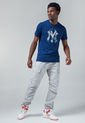 Camiseta Azul-Gris MLB New York Yankees de MLB