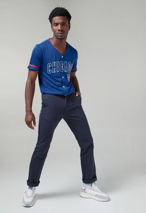 Camisa Azul-Rojo-Blanco MLB Chicago Cubs