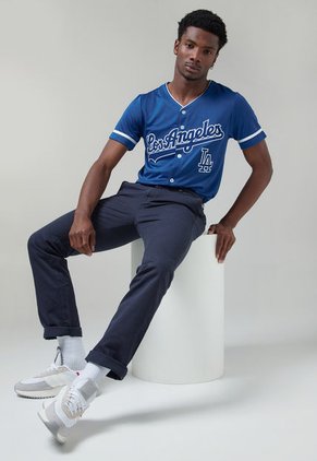 Camisa Azul-Blanco MLB Los Angeles Dodgers