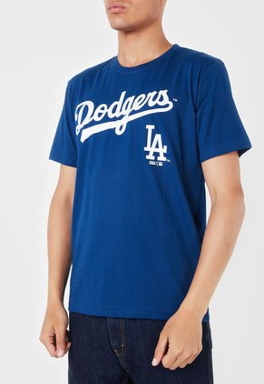 Camiseta Azul-Blanco MLB Los Angeles Dodgers