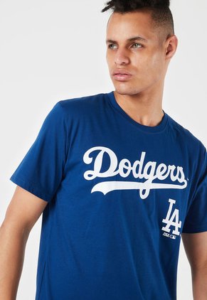 Camiseta Azul-Blanco MLB Los Angeles Dodgers