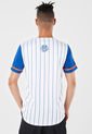 Camisa Blanco-Azul-Naranja MLB New York Mets de MLB