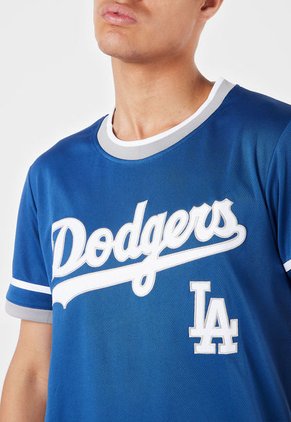 Camiseta Azul-Blanco-Gris MLB Los Angeles Dodgers