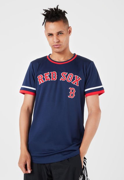Camiseta Azul-Rojo-Blanco MLB Boston Red Sox