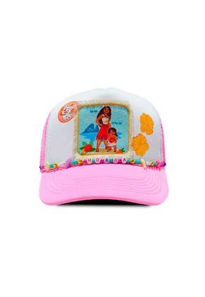 Gorra Moana 2 Disney Original Malla Sisters Rosa Infantil