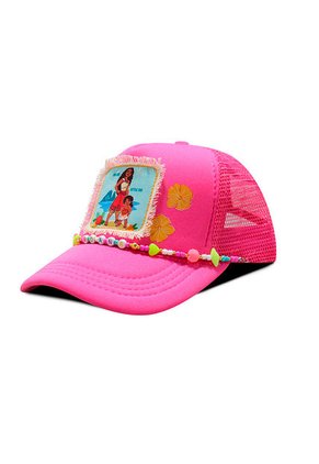 Gorra Moana 2 Disney Original Malla Sisters Rosa Infantil