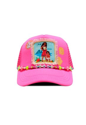 Gorra Moana 2 Disney Original Malla Sisters Rosa Infantil