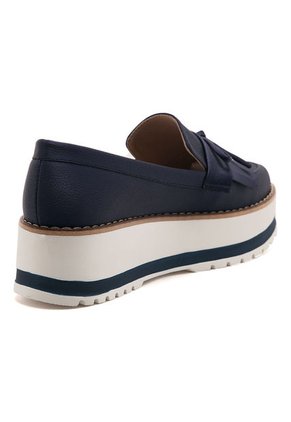 Zapato Mocasin Azul Rey Moca Salva