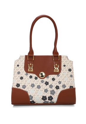 BOLSO M.K.. MOCA 906 CAFE FOLIA FLORES