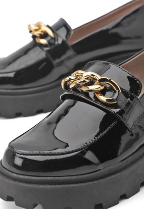 Zapato Mocasin Nati Negro Moca