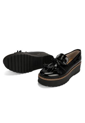 Zapato Mocasin Praga Charol 123 Moca