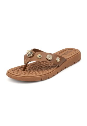 Sandalia Playera Napa Floather Nature Café-Avellana Modare MODARE