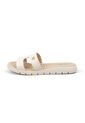 Sandalia Plana Napa Floather Nature Marfil Modare de MODARE