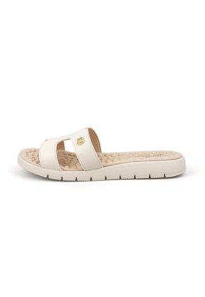 Sandalia Plana Napa Floather Nature Marfil Modare
