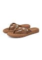 Sandalia Playera Napa Floather Nature Café-Avellana Modare de MODARE