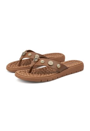 Sandalia Playera Napa Floather Nature Café-Avellana Modare