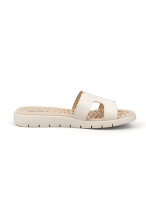 Sandalia Plana Napa Floather Nature Marfil Modare