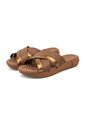 Sandalia Plana Napa Floather Café Avella- Bronce Modare de MODARE