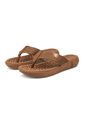 Sandalia Playera Napa Tresse Café-Camel Modare de MODARE