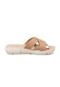 Sandalia Plana Napa Floather Nude/Oro Rosado Modare de MODARE