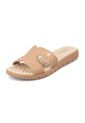 Sandalia Plana Napa Floather Nature Nude Modare de MODARE