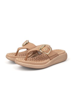 Sandalia Playera Napa Relax Nude Modare
