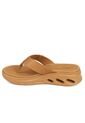 Sandalia Plana Tres Puntadas Café-Camel Modare de MODARE
