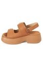 Sandalia Chunky Comfort Plataforma Cafe-Camel Modare de MODARE