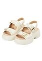 Sandalia Chunky Comfort Plataforma Blanco-Marfil Modare de MODARE