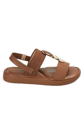 Sandalia Plana Casual Café-Avellana Modare