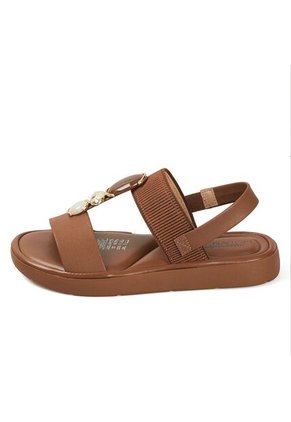 Sandalia Plana Casual Café-Avellana Modare