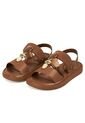 Sandalia Plana Casual Café-Avellana Modare de MODARE