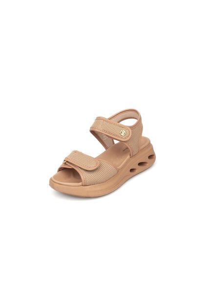 Sandalia Plana Confort Beige-Nude Modare