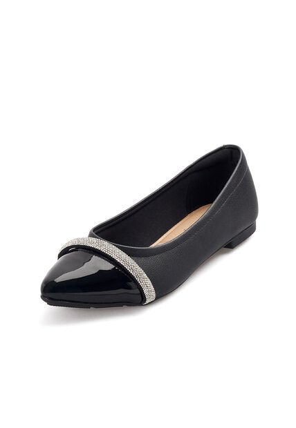 Baleta Negro- Negro Cristal Modare