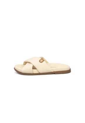 Sandalia Plana Ultra Soft Crema Modare