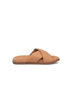Sandalia Plana Ultra Soft  Nude-Camel Modare
