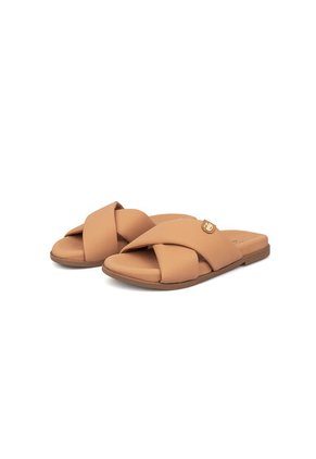 Sandalia Plana Ultra Soft  Nude-Camel Modare