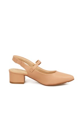 TACON BAJO SAFIANO NUDE MODARE