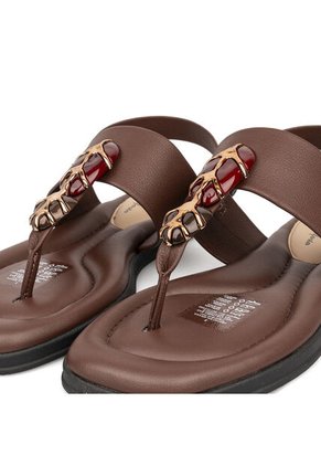 Sandalia Plana Café Modare